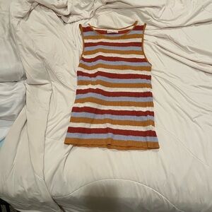 Colorful Striped Tank Top